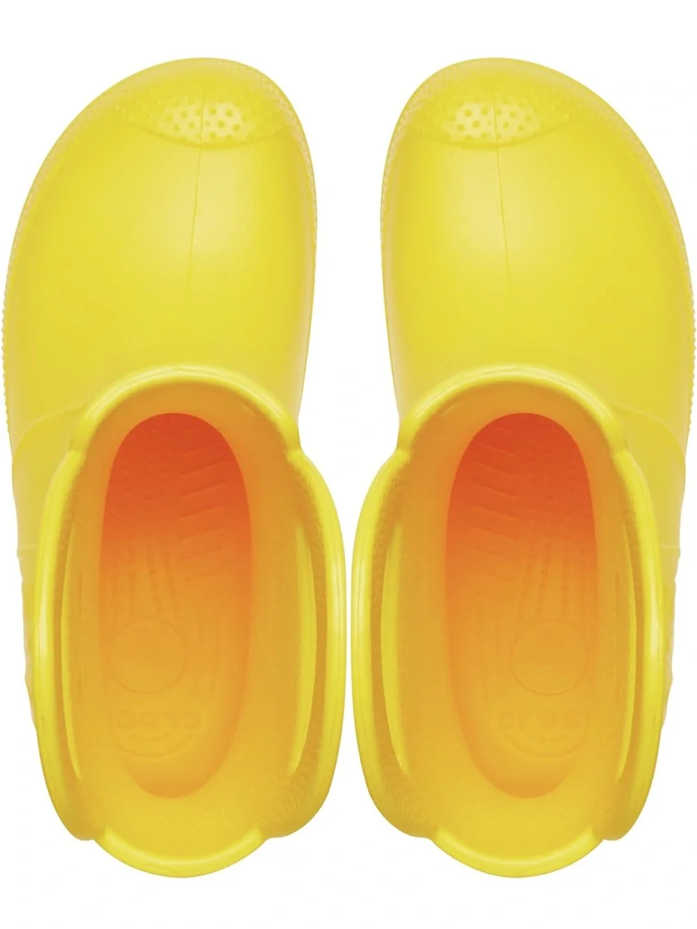 CROCS Kids Yellow Handle Rain Boot